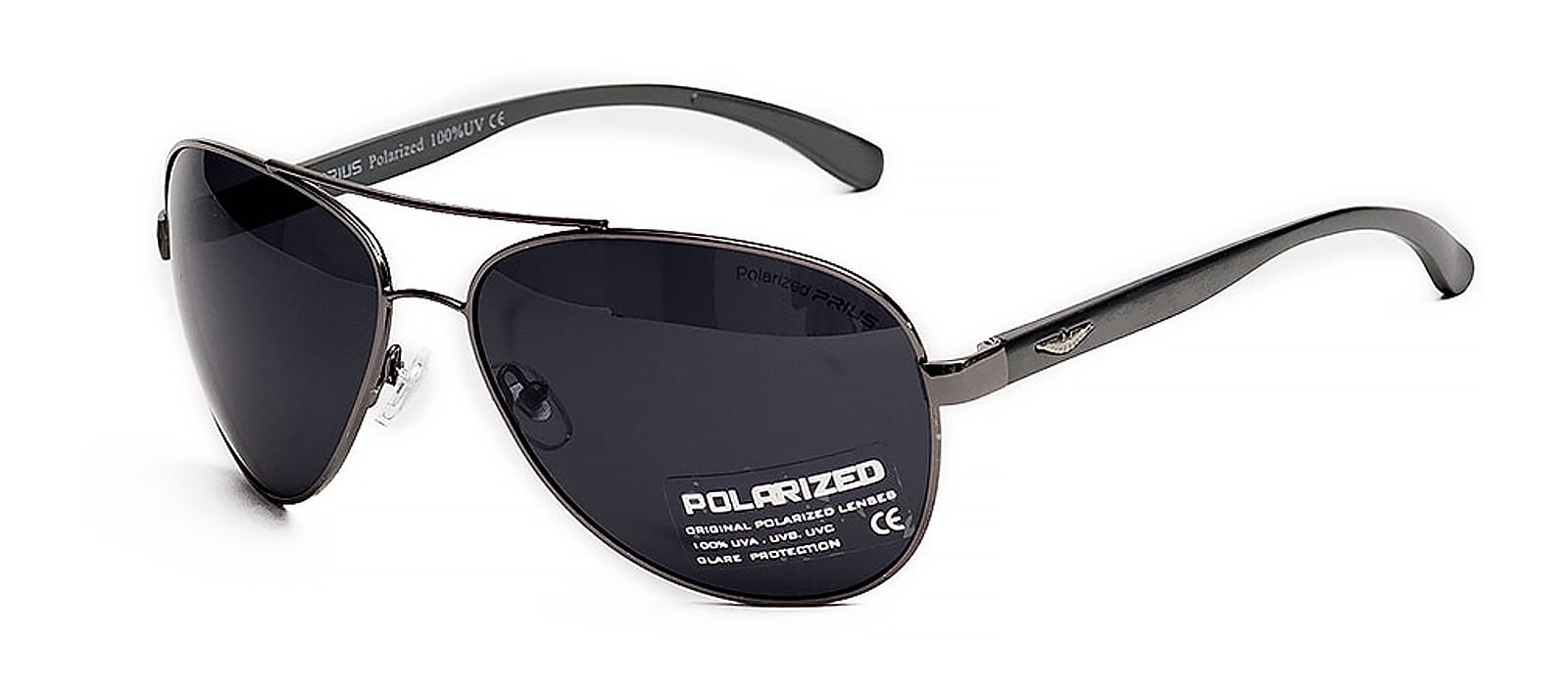 Солнцезащитные очки с указанием маркировки UV защиты на дужке